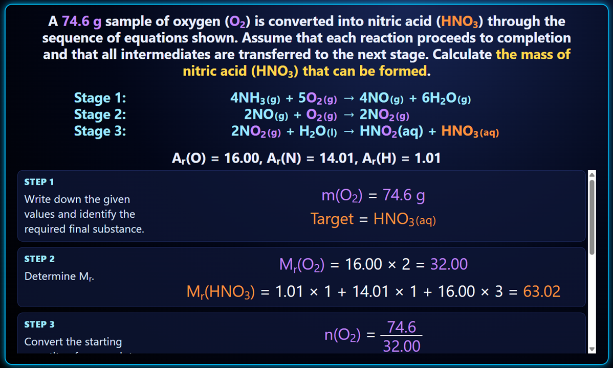 Advanced chemistry calculations [Beta] screenshot